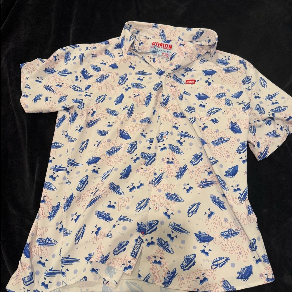 Dixxon motor boat in party Shirt